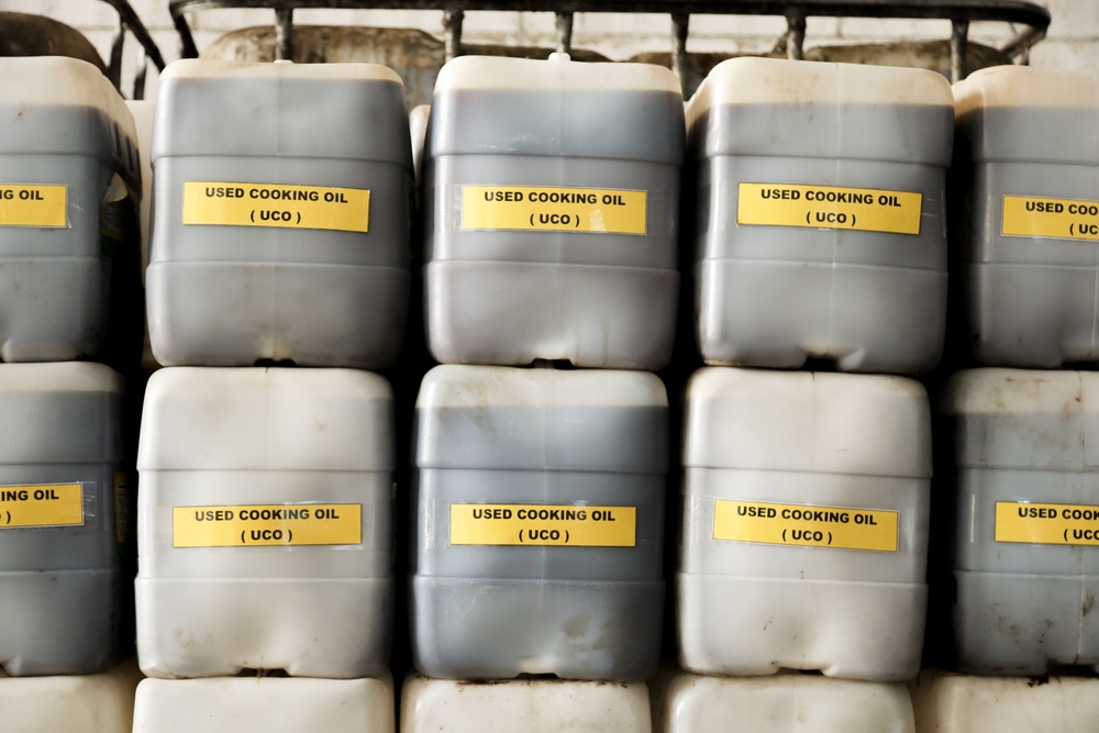 Stock,Of,Used,Cooking,Oil,In,Jerry,Cans.,Used,Cooking