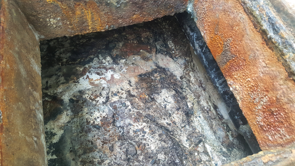 Fats,Oils,And,Grease,In,The,Treatment,Pond,Next,To