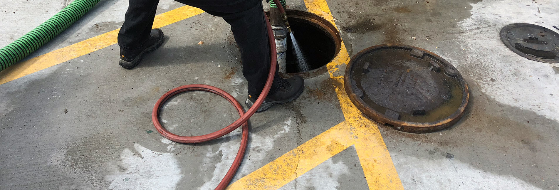 cleaning grease trap